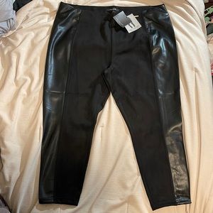 BNWT Marc New York Faux Leather/Faux suede Leggings